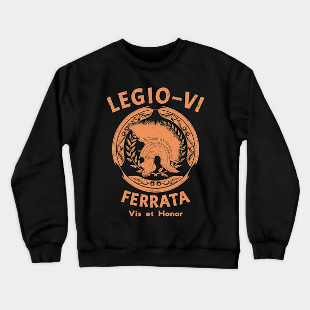 Legio VI / Legio 6 Crewneck Sweatshirt by NicGrayTees